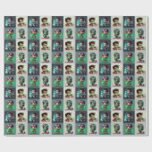 Lab Tech Super Hero Cadeaupapier (Vlak)