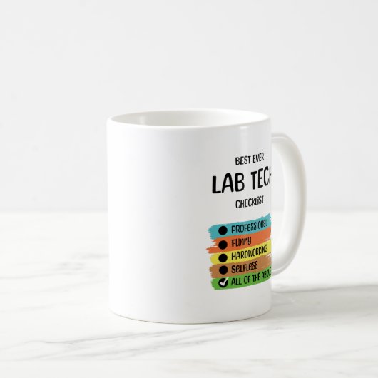 Lab Tech Technician Lab Week Assistant Group Koffiemok (Voorkant rechts)