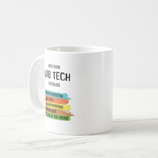 Lab Tech Technician Lab Week Assistant Group Koffiemok (Voorkant links)