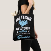 Lab Technician Funny Laboratory Week Lab Tech Draagtas (Dichtbij)