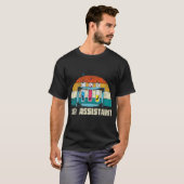 Lab Technoloog Lab Scientist Retro Lab Assistant T-shirt (Voorkant volledig)