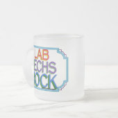 Lab Techs Rock Matglas Koffiemok (Voorkant links)