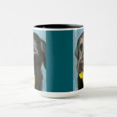 Lab Two n'est pas suffisant | Mug Deux-Tons, 45 cl (Centre)