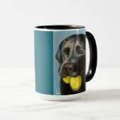 Lab Two n'est pas suffisant | Mug Deux-Tons, 45 cl (Devant droit)