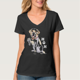Lab van moeder vos gele labrador retriever t-shirt