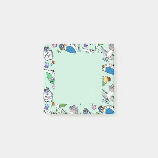 Lab Vogels - Ornithologie Post-it® Notes (Voorkant)