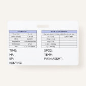 Lab-waarden Badge (Voorkant)