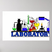 LAB WARE LABORATOORY GLASSWARE POSTER (Voorkant)