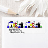 LAB WARE - RETOUR ADRESS STICKERS (En situation)