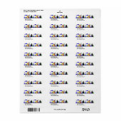 LAB WARE - STICKERS VAN RETOURADRES (Full Sheet)