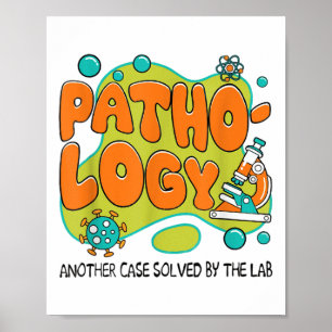 Lab Week 2025 Pathologie Retro Mystery Machine van Poster