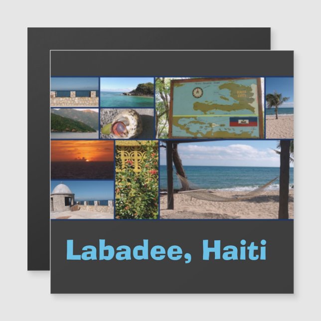 Labadee, Haïti Magnet (Devant / Derrière)