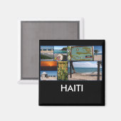 Labadee, Haiti square magnet Magneet (Voorkant / Achterkant)