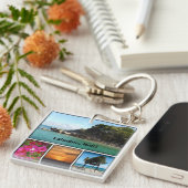 Labadee, Haïti Square Sleutelhanger (Voorkant Rechts)