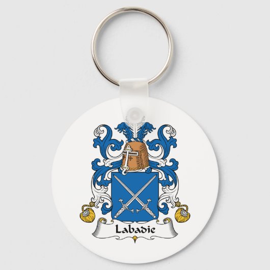 Labadie Family Crest Sleutelhanger (Voorkant)