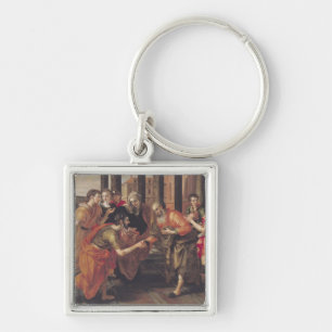 Laban Presenting Eliezer aan zijn vader, 1562 Sleutelhanger