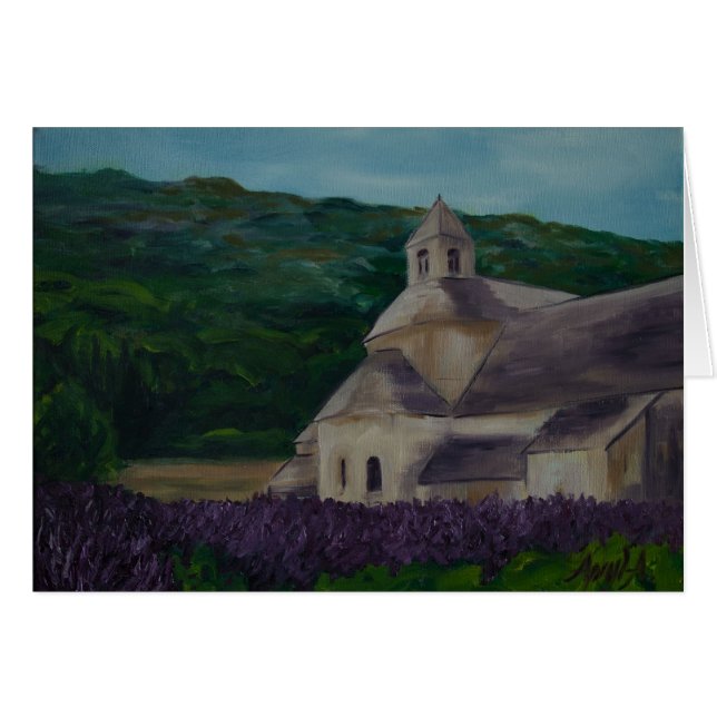 l'abbaye de Sénanque en l'été (Devant horizontal)