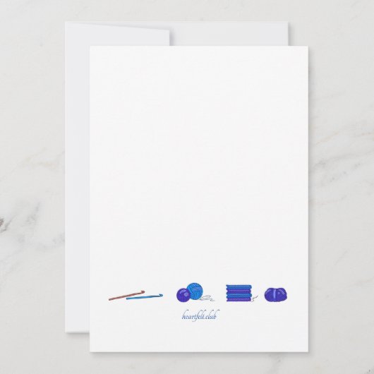 L'ABC du tricot : Invitation (Dos)