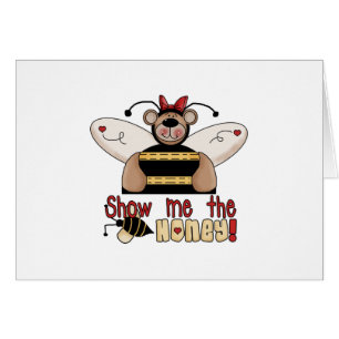 L'abeille me montrent le miel