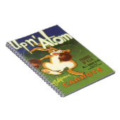  label Art boxing Rabbit, boven op Atom Carrots Notitieboek (Rechterzijde)