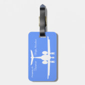  Label "Attendent Luggage Identity" Bagagelabel (Achterkant verticaal)