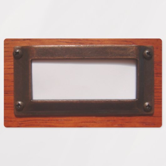 Label bestandskabinet (Design 2)