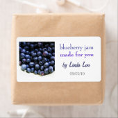 Label Blueberry Jam Preserve (Insitu)