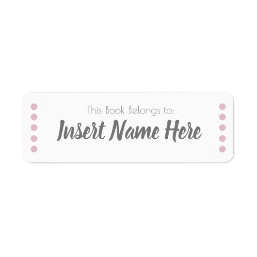 Label Boeknaam (Voorkant)