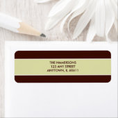 Label bruin- en retouradres (Insitu)