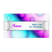 Label Bubbles Abstracte achtergrond (Voorkant)