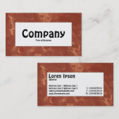 Label centrum - marmer 01 (Voorkant / Achterkant)