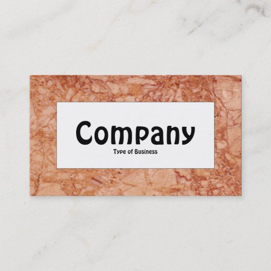 Label centrum - marmer 02 (Voorkant)