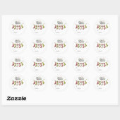 Label/ Christmas Favor Stickers (Feuille)