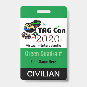 LABEL Con 2020 - Groen kwadrant - Civiele badge