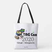 LABEL CON 2020 - Virtual - Convention swingbag Draagtas (Achterkant)