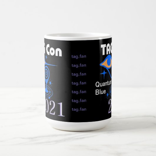 LABEL CON 2021 - Classic Zwart Mok (Center)