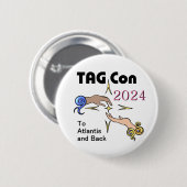 LABEL CON 2024 - Naar Atlantis en terug Button (Voorkant /achterkant)