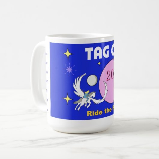 LABEL Con 2025 Ride de Pegasus - Classic Mok (Voorkant links)