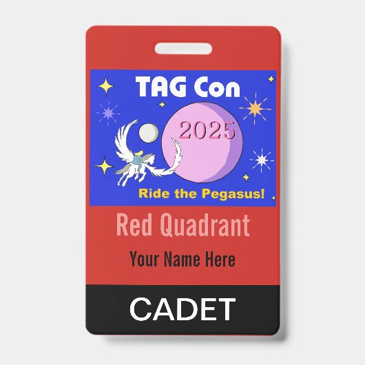 LABEL Con 2025 - Rode Kwadrant - Cadet Badge (Voorzijde)