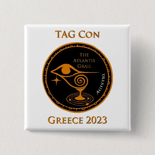 LABEL CON Griekenland 2023 - Vierkante Button (Voorkant)