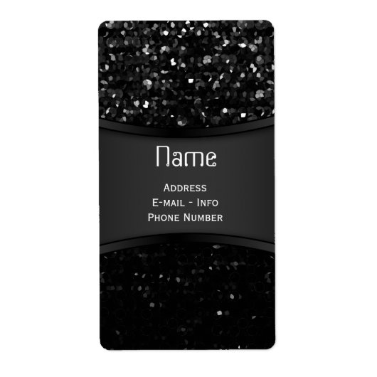 Label Crystal Bling Strass (Voorkant)