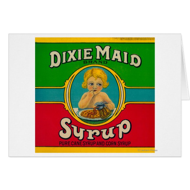 Label Dixie Maid SiropCairo, GA (Devant horizontal)