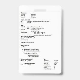 Label dosering vochtsnelheid badge