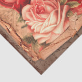  label en illustraties Shabby Chic Tissuepapier (Detail)