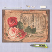  label en illustraties Shabby Chic Tissuepapier (Craft)