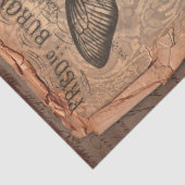  label en illustraties Shabby Chic Tissuepapier (Detail)