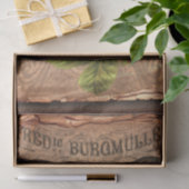  label en illustraties Shabby Chic Tissuepapier (Geschenk)