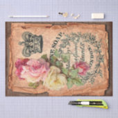  label en illustraties Shabby Chic Tissuepapier (Craft)