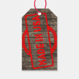 label gemaakt in de Verenigde Staten Cadeaulabel