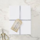 Label gouden glitter-lights cadeaulabel (Met Touw)